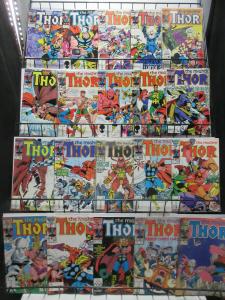 Mighty Thor (Marvel 1991-3) #432-465 Lot of 30Diff Ron Frenz Marz Zick +++