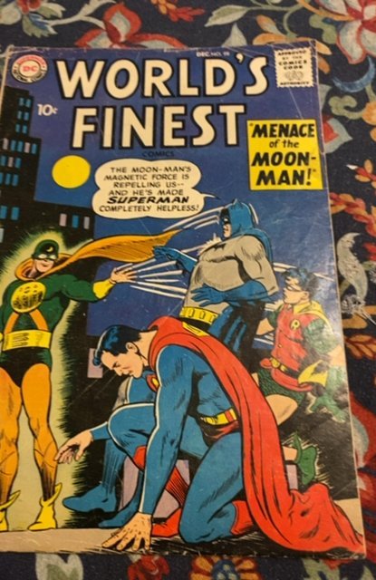 World's Finest Comics #98 (1958)menace of moon man