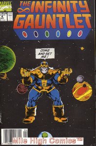 INFINITY GAUNTLET (1991 Series) #4 NEWSSTAND Fine Comics Book