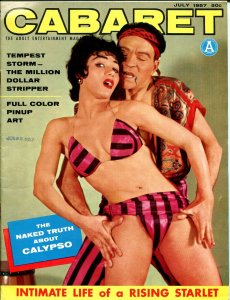 Cabaret 7/1957-Tempest Storm-Jayne Mansfield-Betty Bosmer-spicy pix-FN