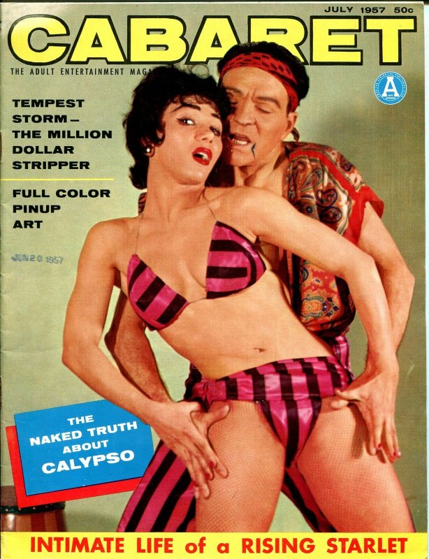 Cabaret 7/1957-Tempest Storm-Jayne Mansfield-Betty Bosmer-spicy pix-FN