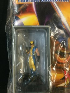 CLASSIC MARVEL FIGURINE COLLECTION WOLVERINE LEAD FIGURE MINT + MAGAZINE