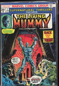 Supernatural Thrillers #7 (1974) The Living Mummy