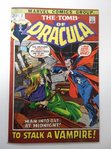 Tomb of Dracula #3 (1972) VG+ Condition moisture stain