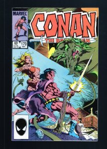 Conan the Barbarian #170 - John Buscema Art. Armando Gil Cover Art. (9.0) 1985