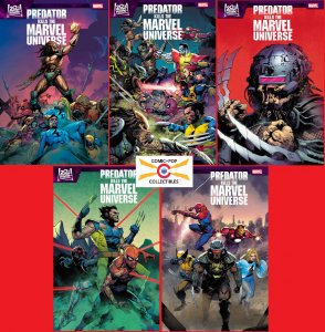 (2025) PREDATOR KILLS THE MARVEL UNIVERSE #1 2 3 4 5 COMPLETE SET! 1-5! 12/31/25