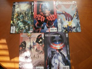 5 Marvel Comic:THE ULTIMATES 2 #7 #8 #9 #10 #11 (2005) Captain America Iron Man