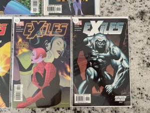 Lot Of 5 Exiles Marvel Comic Books # 32 34 40 41 42 NM 1st Prints X-Men 2 J808