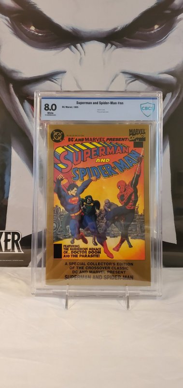 Superman & Spider-Man - CBCS 8.0 - Gold Ink Cover