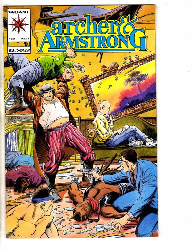 Lot Of 7 Archer & Armstrong Valiant Comic Books # 1 3 (2) 4 5 6 7 F. Miller J257