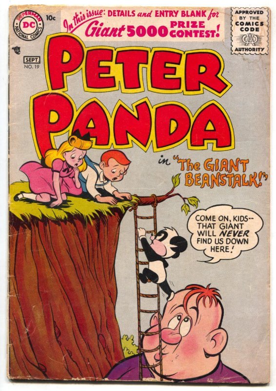 Peter Panda #19 1956- DC funny animal- beanstalk VG