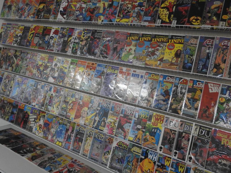 Huge Lot 130+ Comics W/ Spider-man, Superman, Dr. Who+ Avg VF Condition!