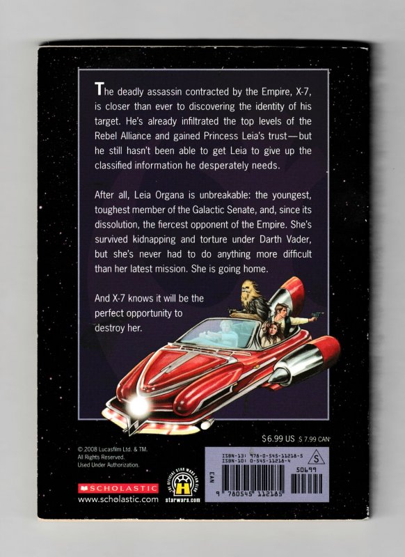 HOSTAGE - STAR WARS: REBEL FORCE #02 (2009) ALEX WHEELER | 1ST ED | PAPERBACK