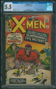 The X-Men #4 (1964) CGC 5.5! 1st Appearance of the Scarlet Witch!