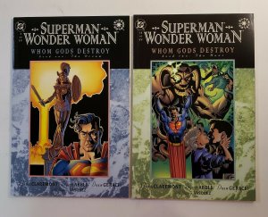 SUPERMAN WONDER WOMAN WHOM GODS DESTROY #1-4 COMPLETE SET PRESTIGE FORMAT 