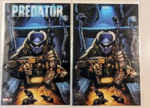 PREDATOR #1 JAY ANACLETO NM Unknown Comics Trade Dress & Virgin Variant Set