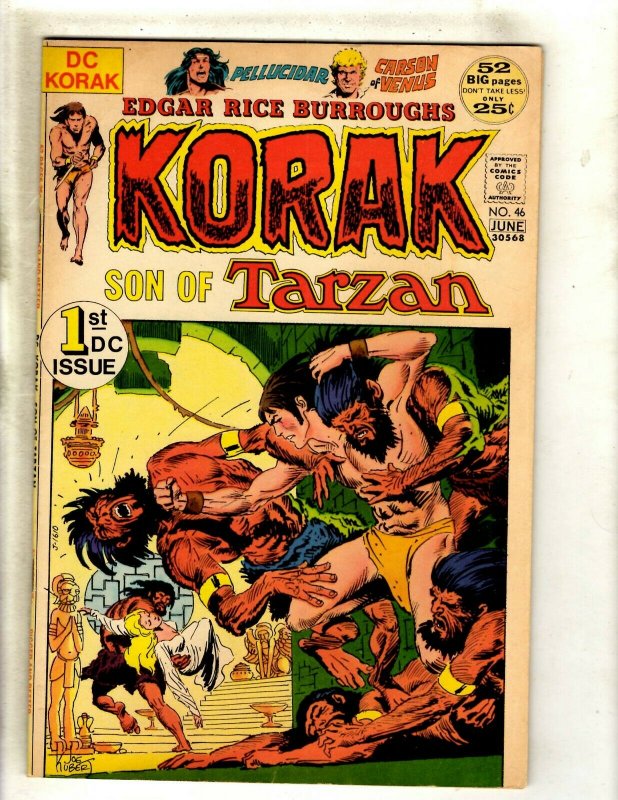 Korak Son Of Tarzan # 46 VF DC Comic Book Edgar Rice Burroughs Jungle RS2