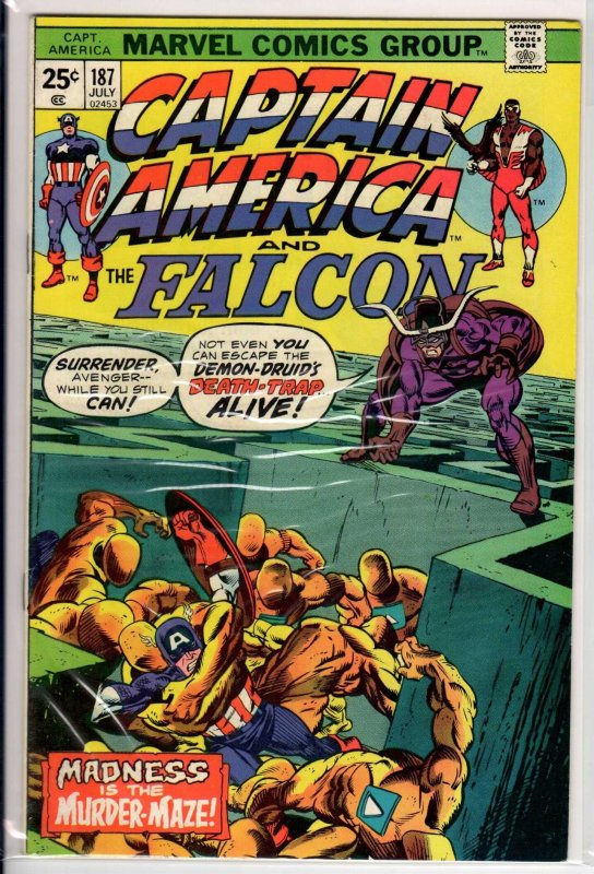 Captain America #187 (1975) 6.0 FN