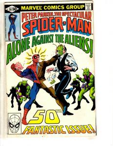 8 Spectacular Spider-Man Marvel Comic Books # 46 47 48 49 50 51 52 53 CR50