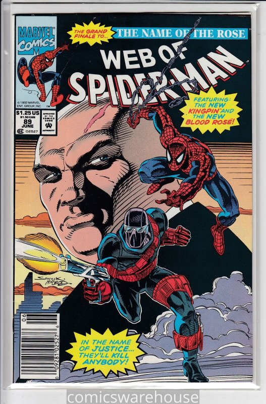 WEB OF SPIDER-MAN (1985 MARVEL) #89 VF- A11527
