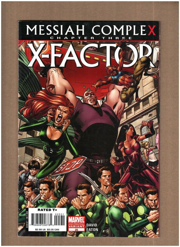 X-Factor #25 2nd Print Marvel Comics 2008 Messiah Complex FN/VF 7.0