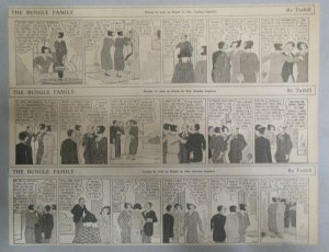 (24) The Bungle Family Dailies by HJ Tuthill from 2/1935 Size: 3 x 12 inch