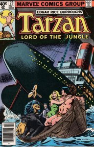 Tarzan (Marvel) #29 (Newsstand) FN ; Marvel | Bill Mantlo Last Issue