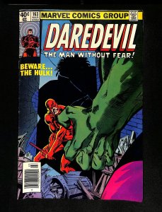 Daredevil #163 Beware the Hulk Frank Miller!