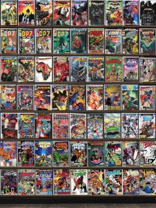 Huge Lot 130+ Comics with The Flash, D.P.7, Batman, Justice League & More!