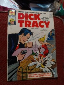 DICK TRACY #118 1957-CHESTER GOULD-HARVEY COMICS-CRIME! Silver age detective