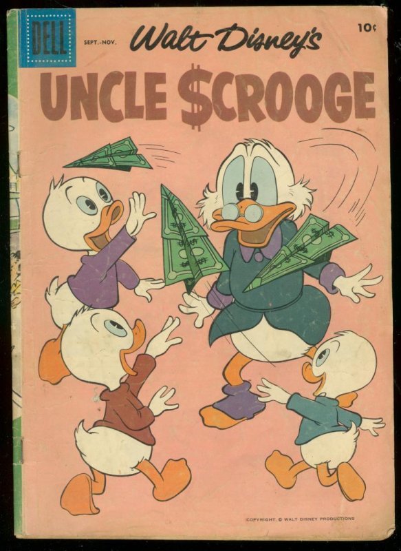 UNCLE SCROOGE #23 1958-DISNEY-DELL COMICS G/VG