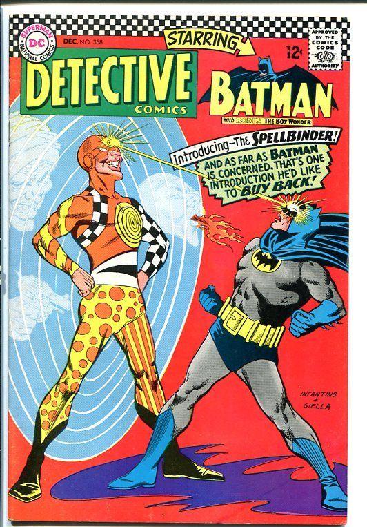 DETECTIVE COMICS #358-BATMAN-DC-1966! FN