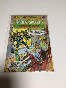 Judge Dredd's Crime File Comic Book #6, Eagle Comics Nm Near Mint