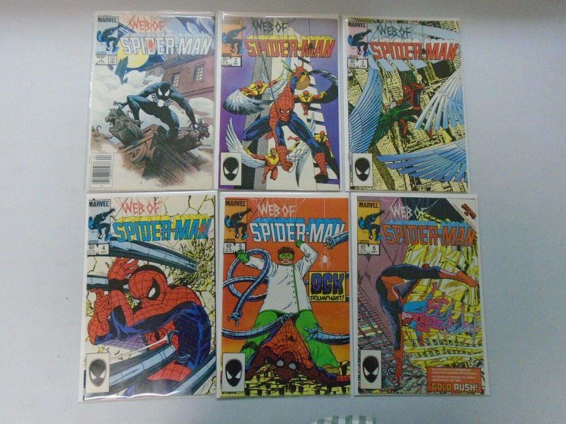 Web of Spider-Man Run: #1-13 Missing #12 12 Different Books 8.5 VF+ (1985-1986)