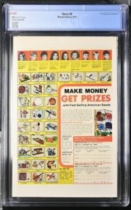 Nova #8 1977 Marvel Comics CGC 9.8 White Pages