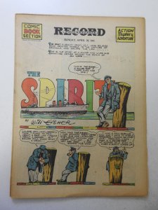 The Spirit #47 (1941) Newsprint Comic Insert Rare!