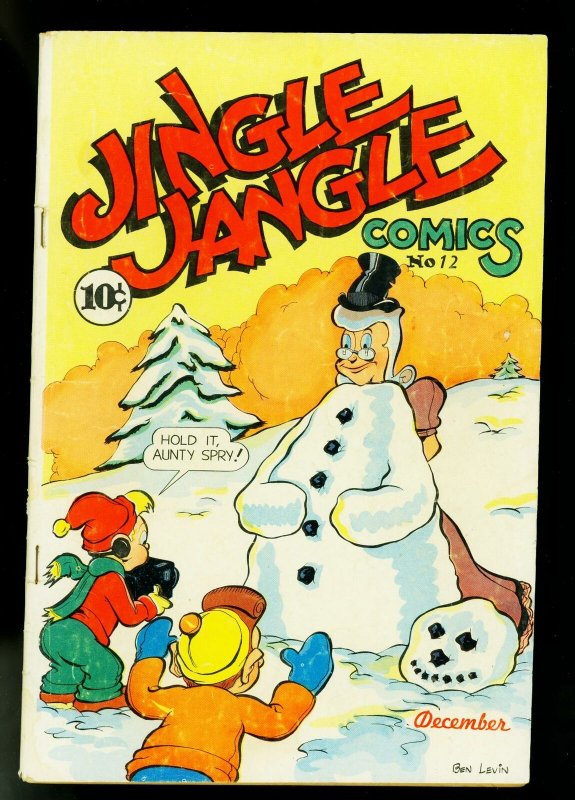 Jingle Jangle #12 1944- Famous Funnies- Funny Animals- VG+ 