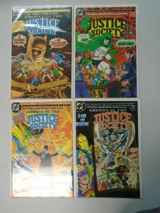 America vs the Justice Society set #1-4 8.0 VF (1985)