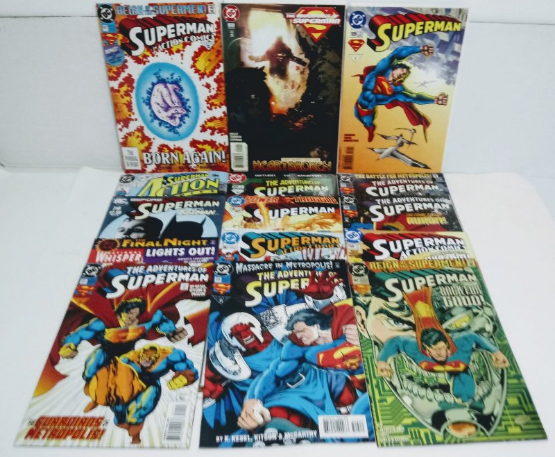 SUPERMAN Comic Lot of (15) ***FREE SHIPPING!***