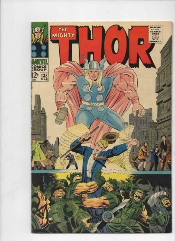 THOR #138, VF/NM, God of Thunder, Stan Lee, Jack Kirby, 1967, more Thor in store