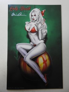 Lady Death Pin Ups #1 Holidays Edition NM Condition! Signed W/ COA!