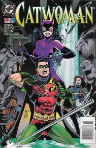 Catwoman (2nd series) #25 (Newsstand) VG ; DC | low grade comic Jim Balent Robin