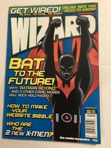 Wizard: The Comics Magazine #103 4/00 VF; Batman Beyond, WWW net issue