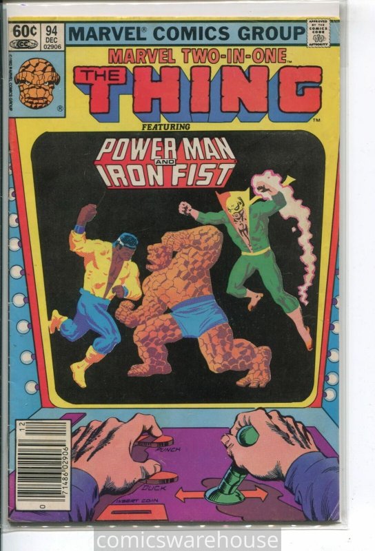 MARVEL TWO-IN-ONE (1974 MARVEL) #94 VG+ 006598