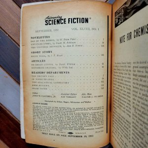 Astounding Science Fiction Vol 48 #1 VG (Sep 1951) Meyer | Ley | Rogers Cover