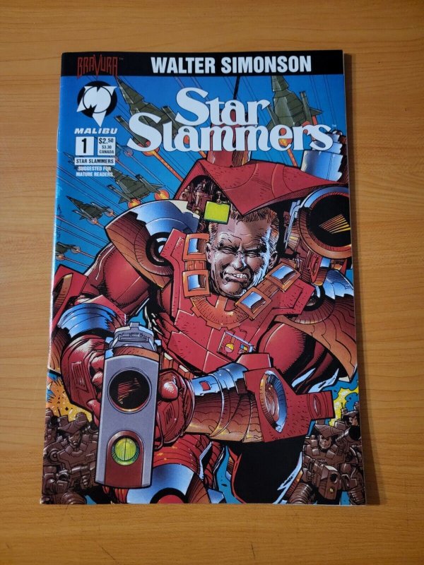 Star Slammers #1 ~ NEAR MINT NM ~ 1994 Malibu Comics