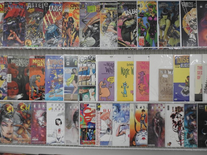Huge Lot 150+ Comics W/ Kubuki, Shi, Charlie Chan+ Avg VF- Condition!!