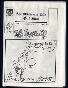 MENOMONEE FALLS GUARDIAN 10 VF CAPTAIN EASY 1973 FEIFFE