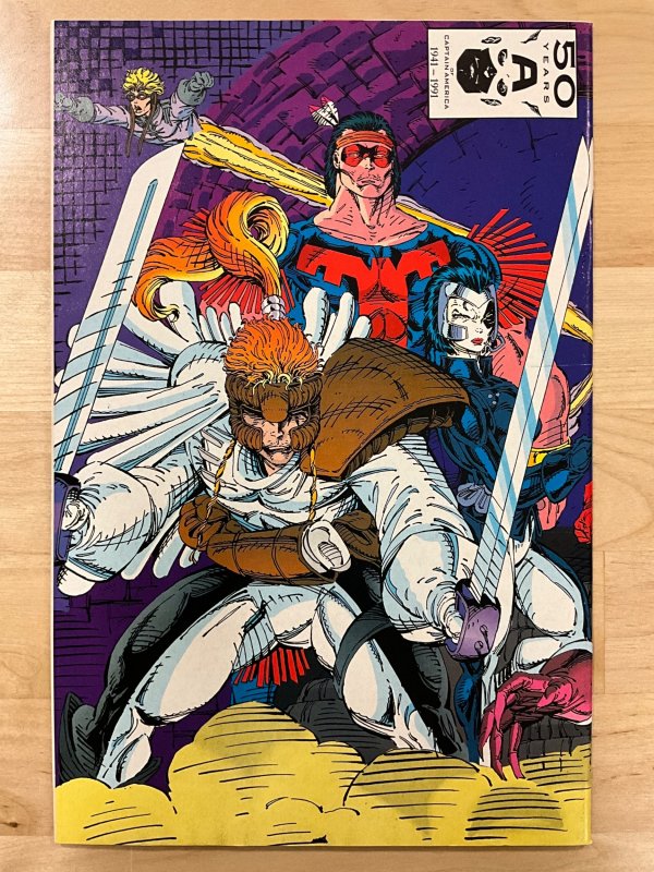X-Force #1 (1991) With Deadpool Trading Card