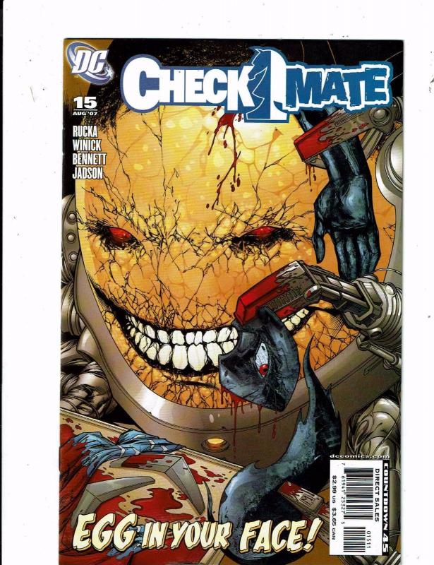 Lot Of 8 Checkmate DC Comic Books # 9 10 11 13 14 15 16 17 Batman Superman J212